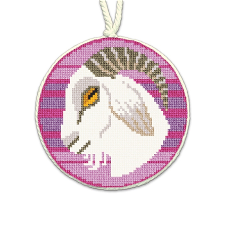 Year Of The Sheep Needlepoint Ornament