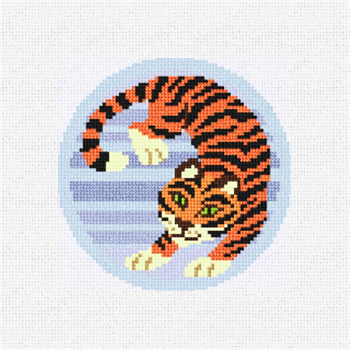 Year Of The Tiger Needlepoint Ornament Kit
