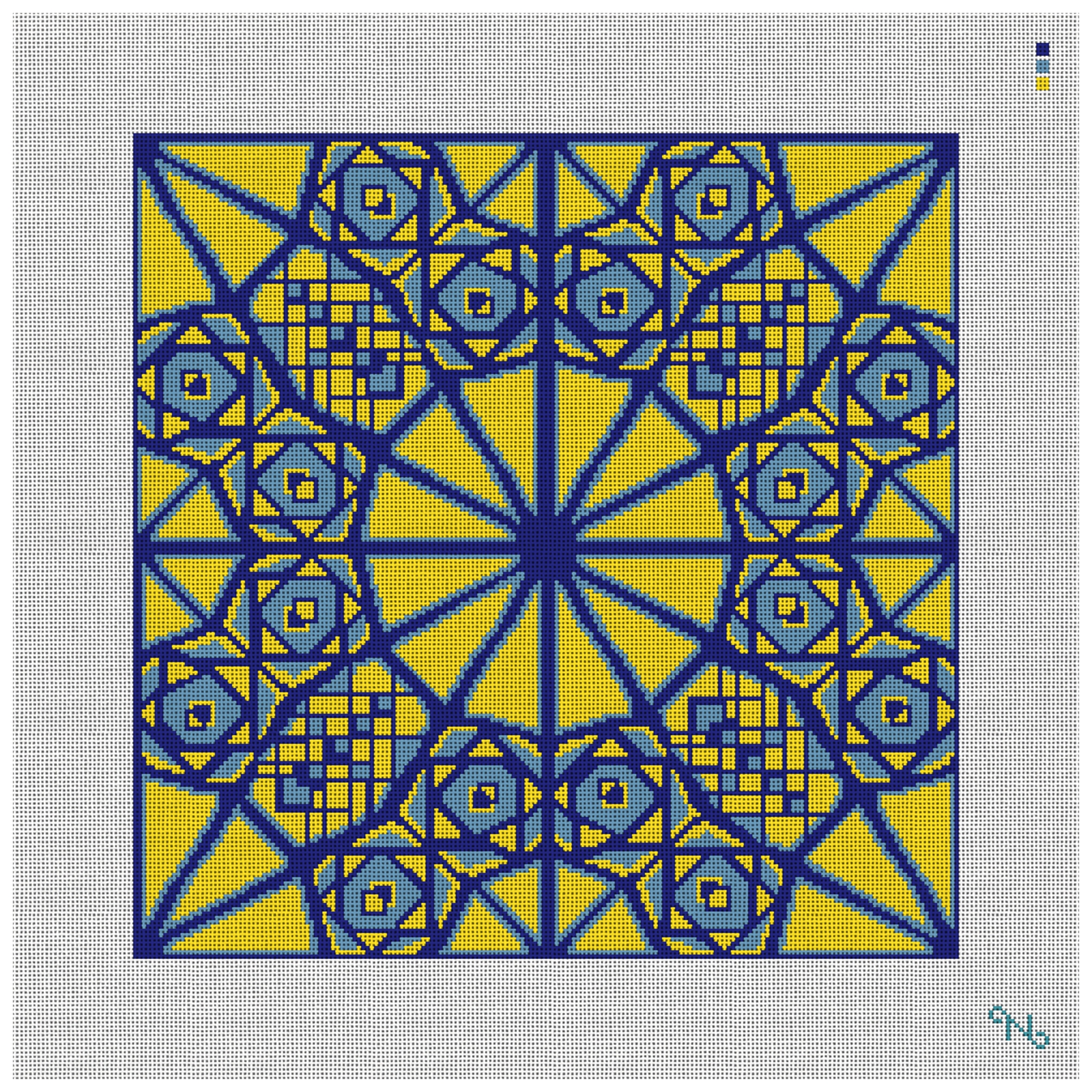 Yellow Aydin Needlepoint Kit
