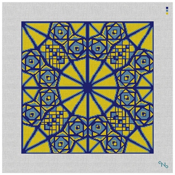 Yellow Aydin Needlepoint Kit