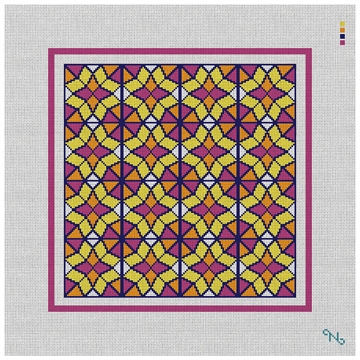 Yellow Cosenza Needlepoint Tapestry Kit