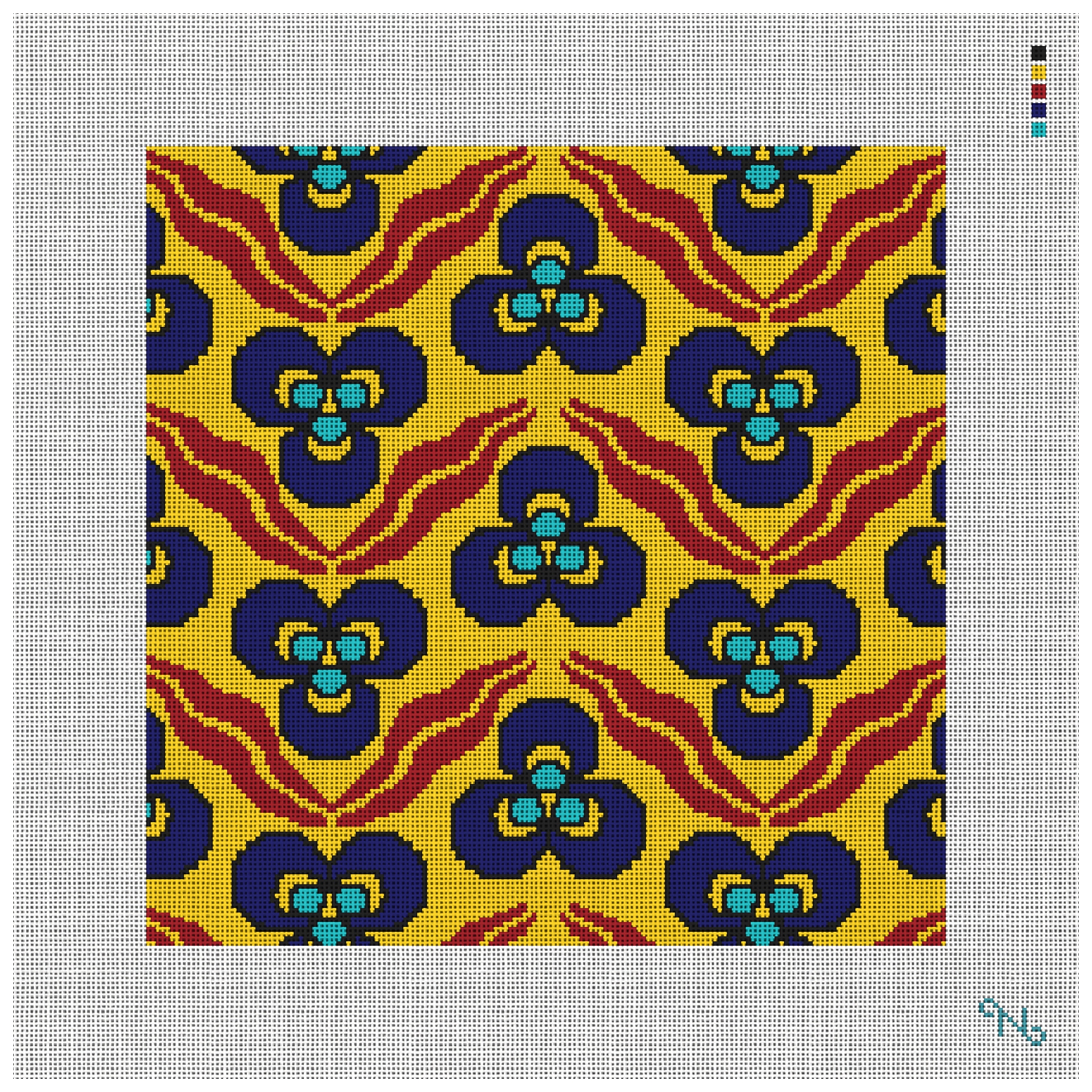 Yellow Izmir Needlepoint Kit