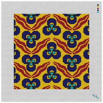 Yellow Izmir Needlepoint Kit