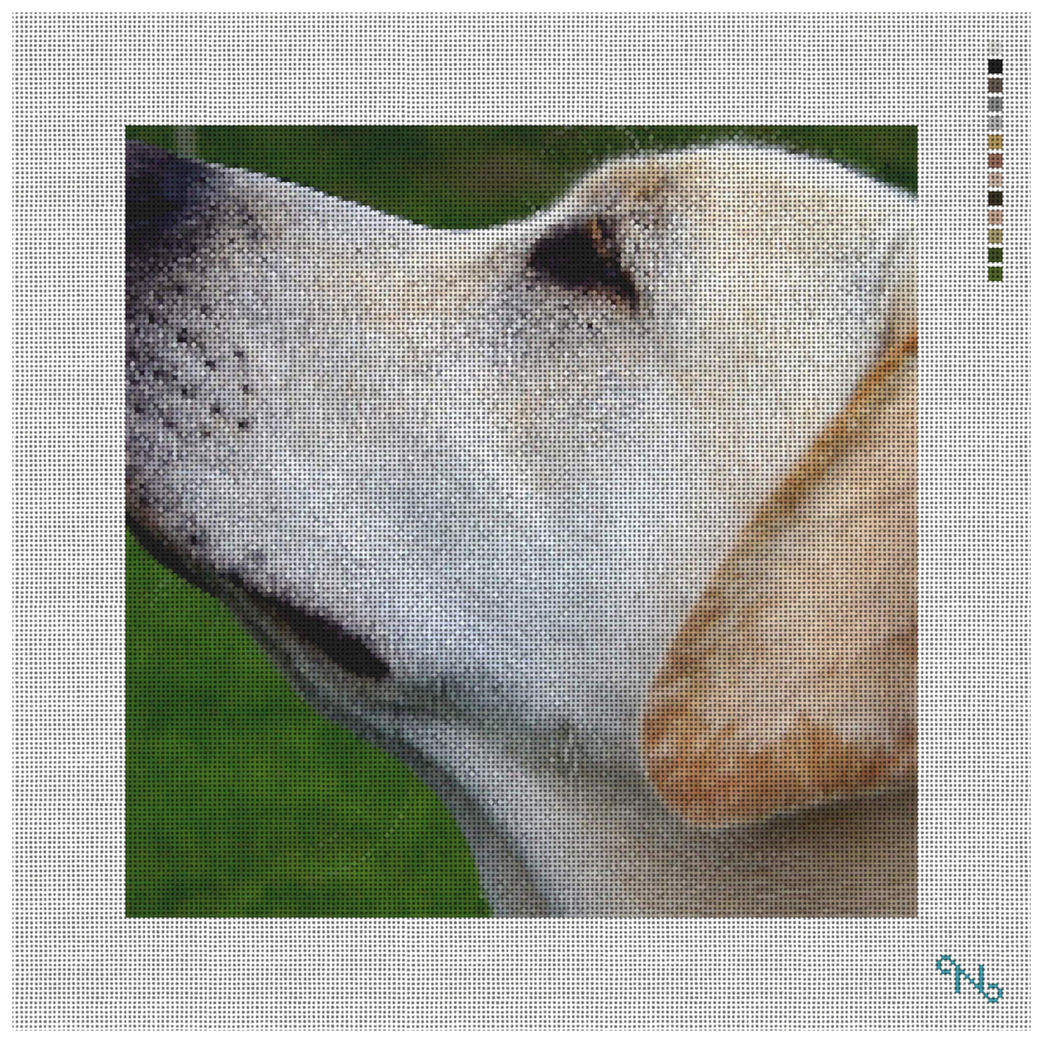 Yellow Lab Needlepoint Pillow Kit