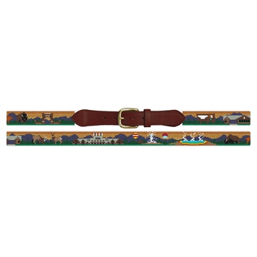 Yellowstone National Park Needlepoint Belt