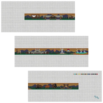 Yellowstone National Park Needlepoint Belt Kit