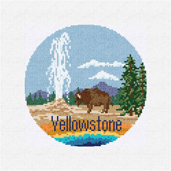 Yellowstone National Park Needlepoint Ornament Kit