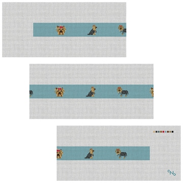 Yorkshire Terrier Needlepoint Belt Kit