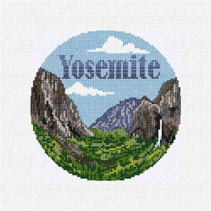 Yosemite National Park Needlepoint Ornament Kit