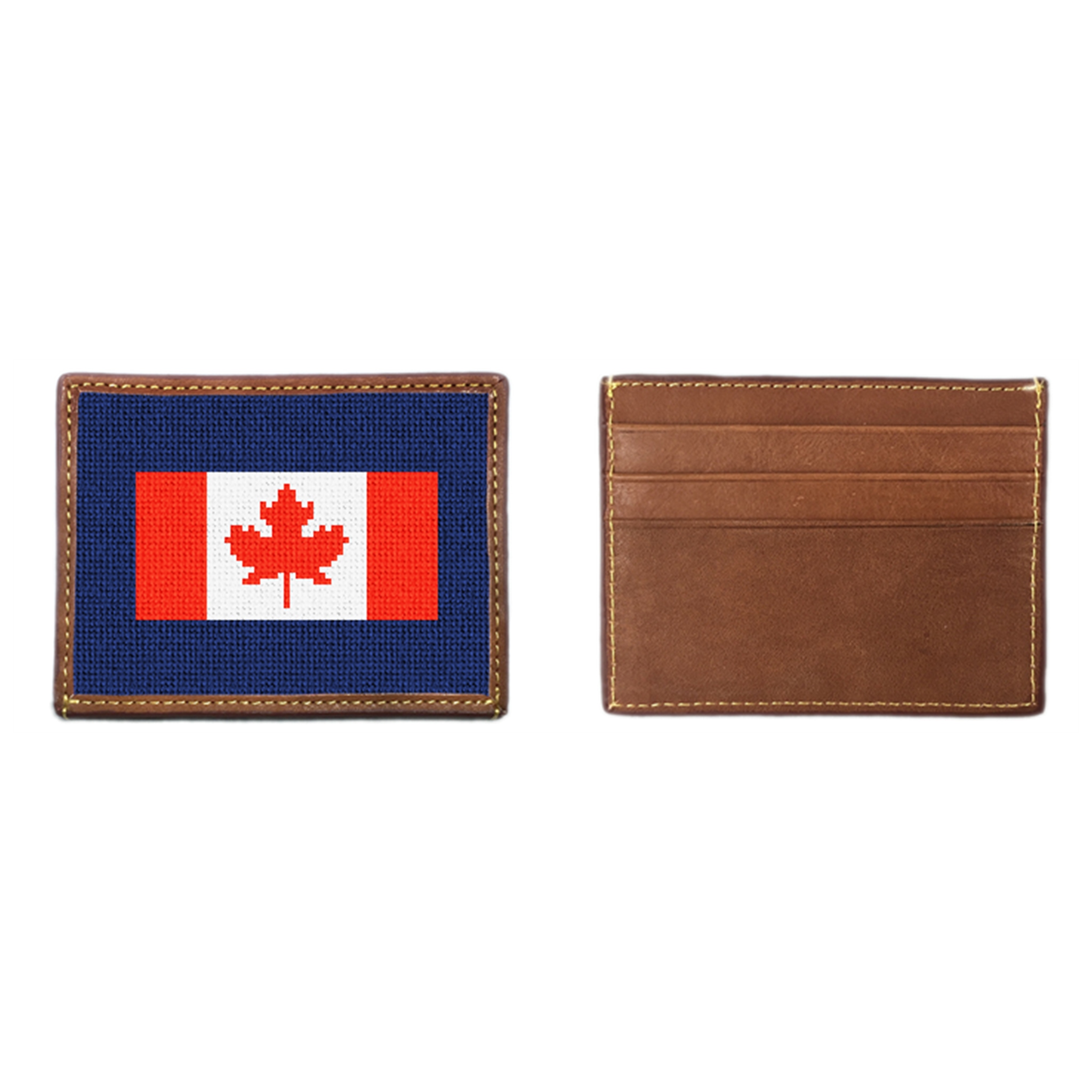 Your Favorite Flag Needlepoint Card Wallet