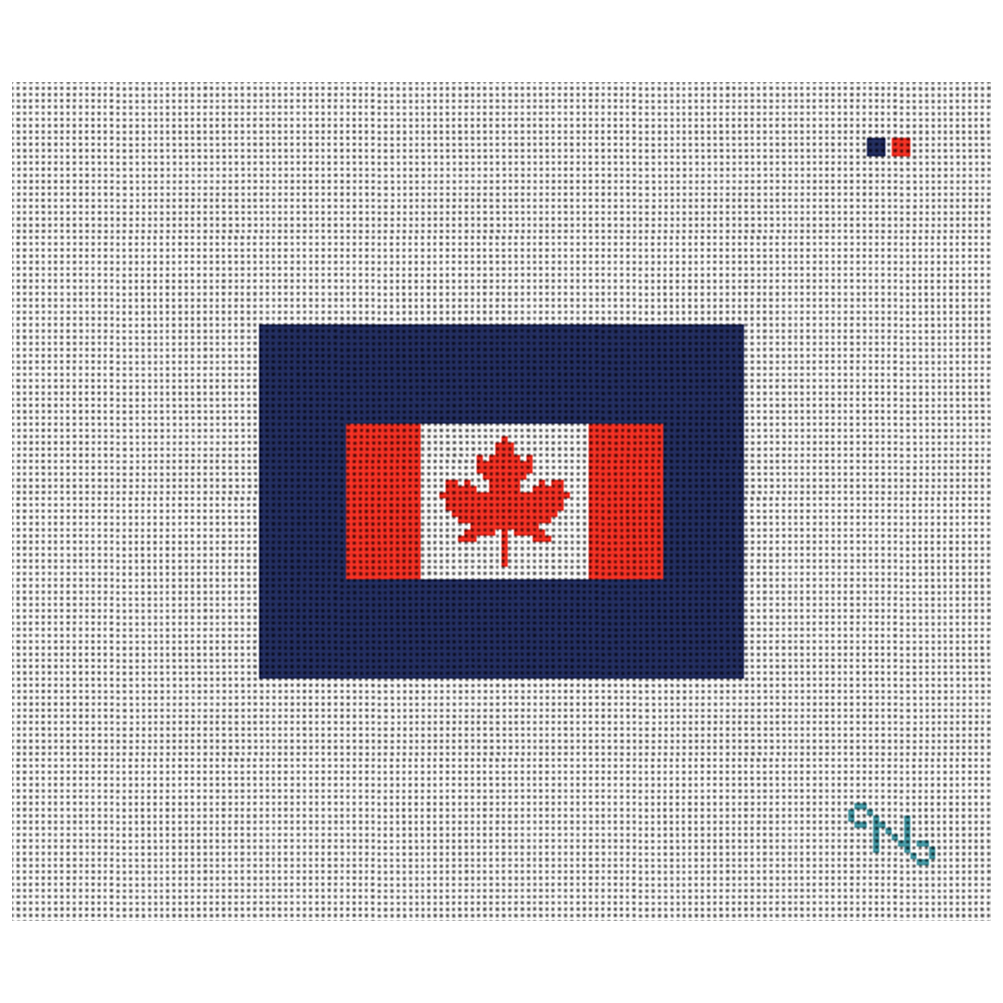 Your Favorite Flag Needlepoint Card Wallet Kit