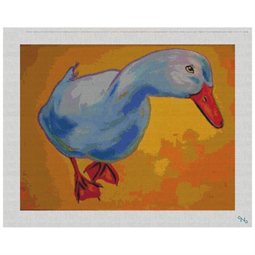 Zelda the Duck Needlepoint Kit