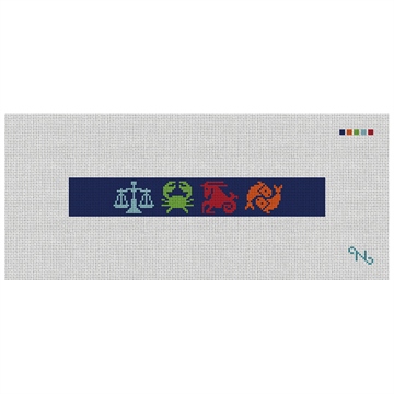Zodiac Needlepoint Key Fob Kit